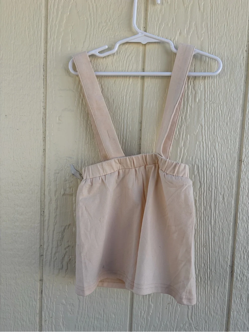 Cream Suspender Shorts with Yellow & Brown Floral Bodysuit - Girls Bottoms 2T/3T